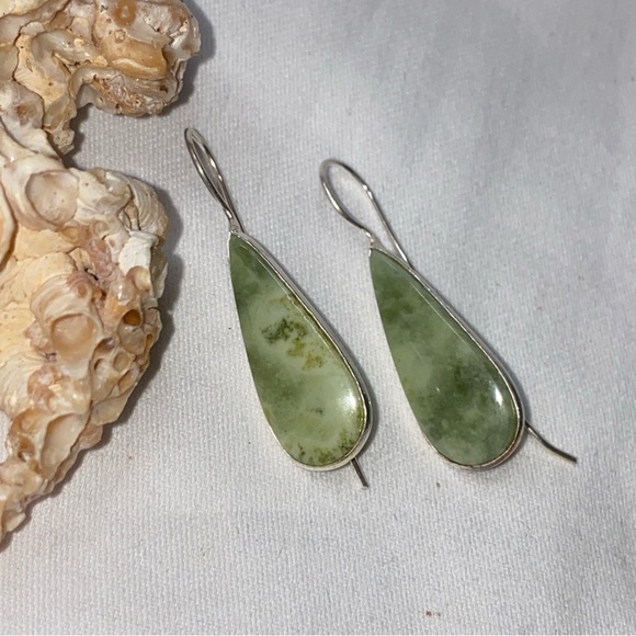 *Sale Ocean Jasper Handcrafted unique earrings - Picture 3 of 6